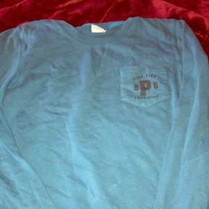 PINK branded long sleeve blue
